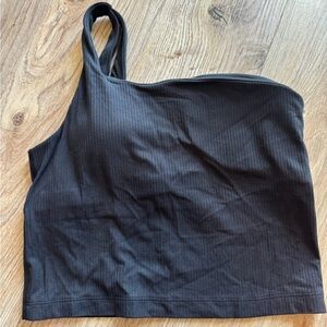 Lululemon Ribbed Nulu Asymmetrical Tank Top